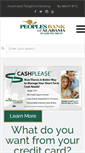 Mobile Screenshot of peoplesbankal.com